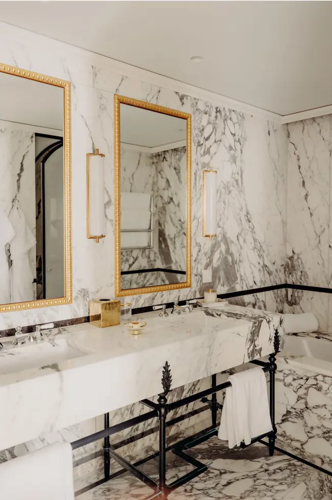 Badrutt’s Palace Hotel - Luxury ski hotel gallery image 8 showing alpine architecture, interior design, or mountain views