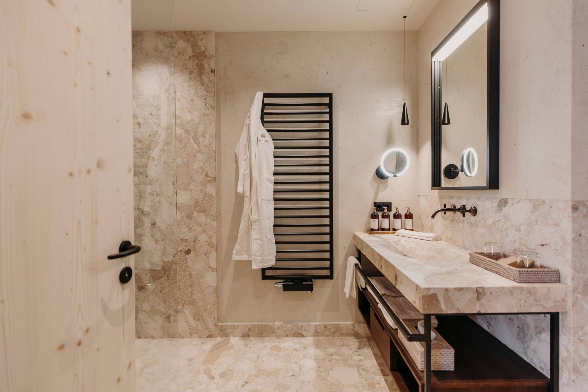 Family Nature Resort Moar Gut - Luxury ski hotel gallery image 12 showing alpine architecture, interior design, or mountain views