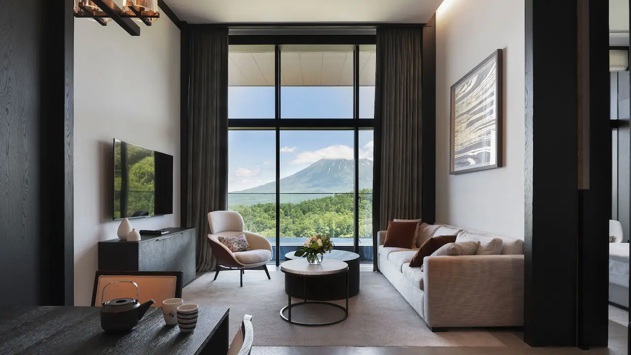 Park Hyatt Niseko Hanazono - Luxury ski hotel gallery image 23 showing alpine architecture, interior design, or mountain views