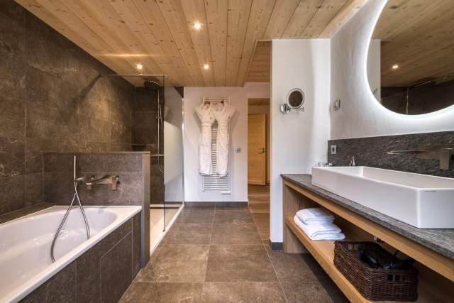 Flocons de Sel - Luxury ski hotel gallery image 11 showing alpine architecture, interior design, or mountain views