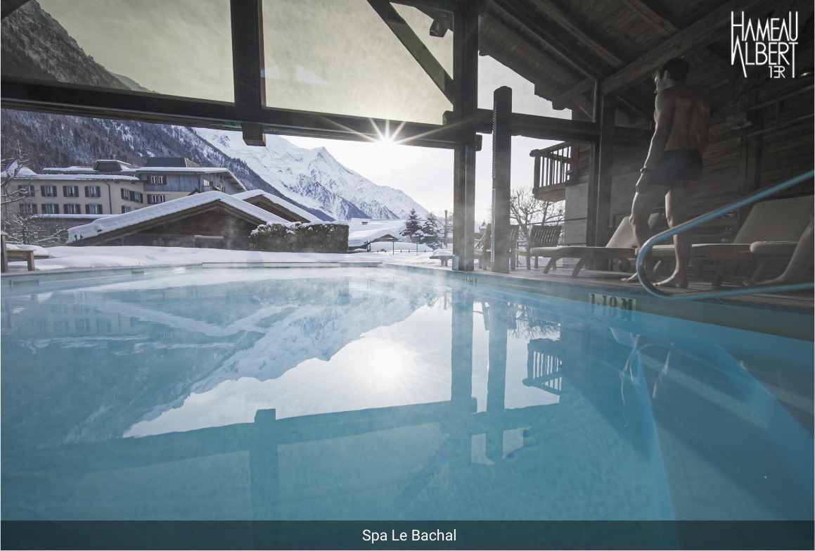 Le Hameau Albert 1er - Luxury ski hotel gallery image 27 showing alpine architecture, interior design, or mountain views