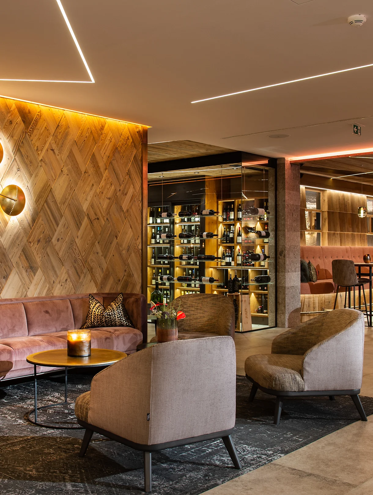 Hotel Alpin Spa Tuxerhof - Luxury ski hotel gallery image 7 showing alpine architecture, interior design, or mountain views