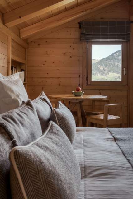 Flocons de Sel - Luxury ski hotel gallery image 6 showing alpine architecture, interior design, or mountain views