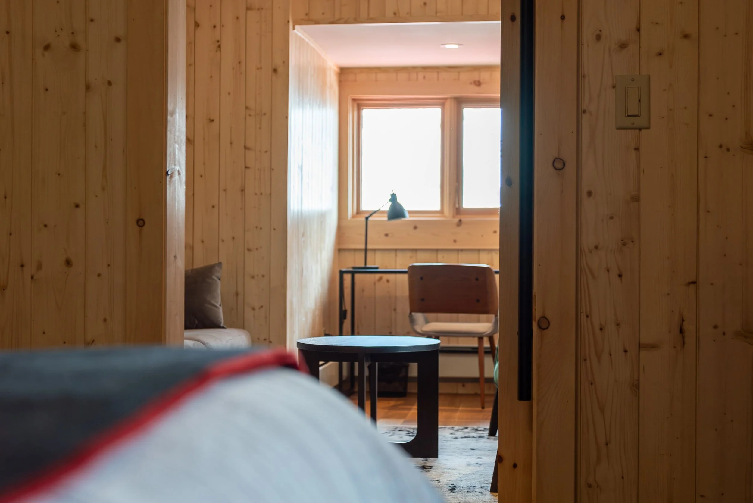 The Lodge at Bow Lake - Luxury ski hotel gallery image 10 showing alpine architecture, interior design, or mountain views