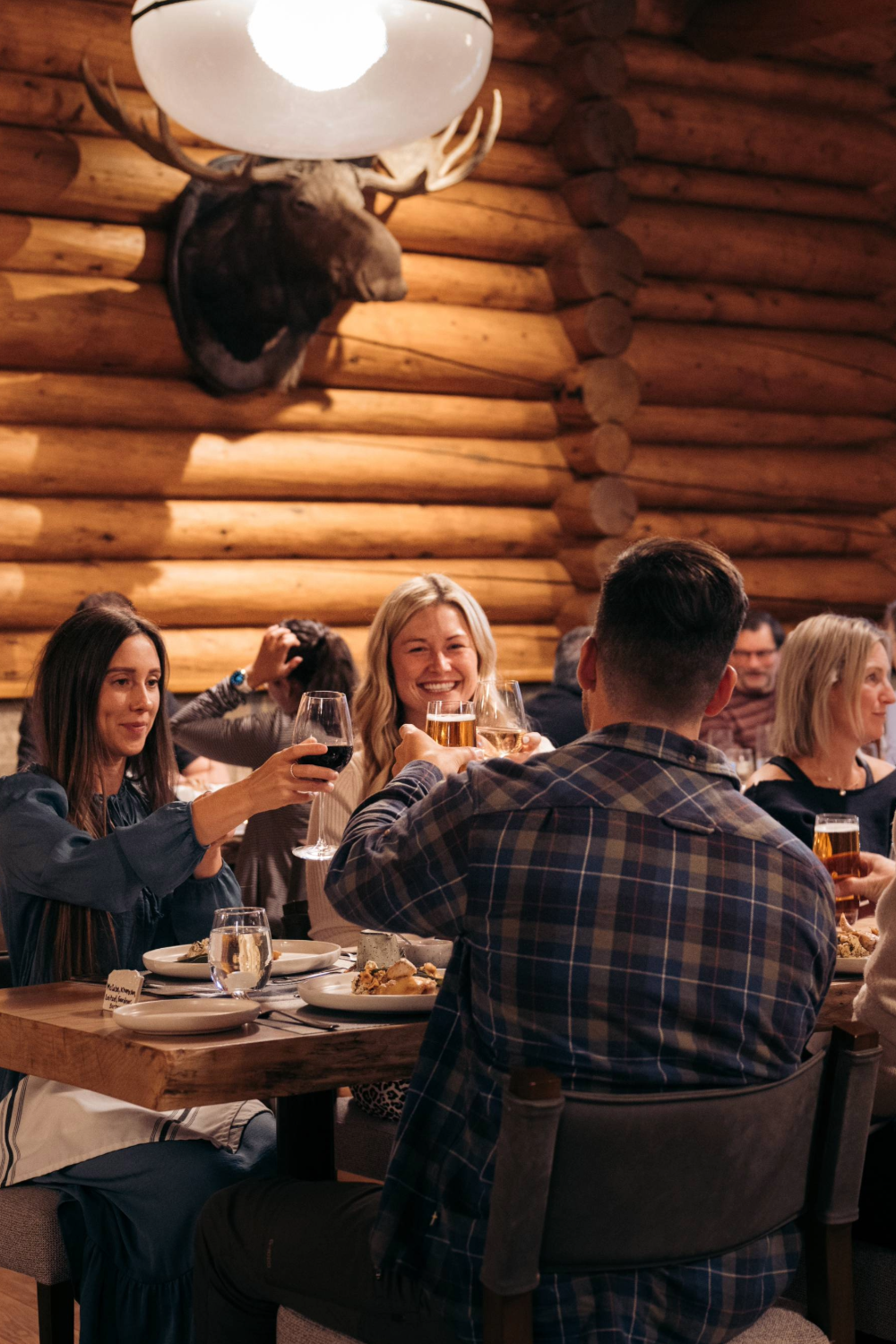 The Lodge at Bow Lake - Luxury ski hotel gallery image 16 showing alpine architecture, interior design, or mountain views