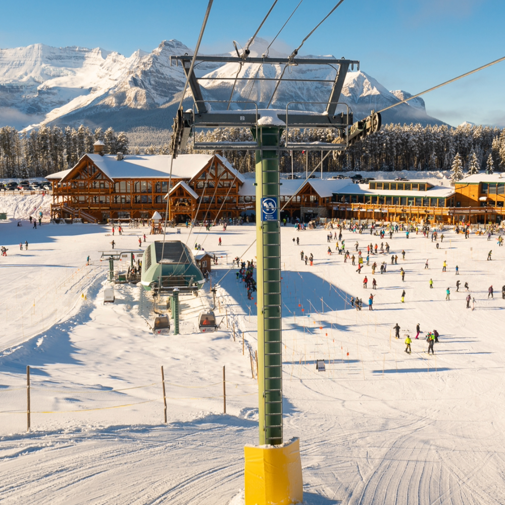The Lodge at Bow Lake - Luxury ski hotel gallery image 15 showing alpine architecture, interior design, or mountain views