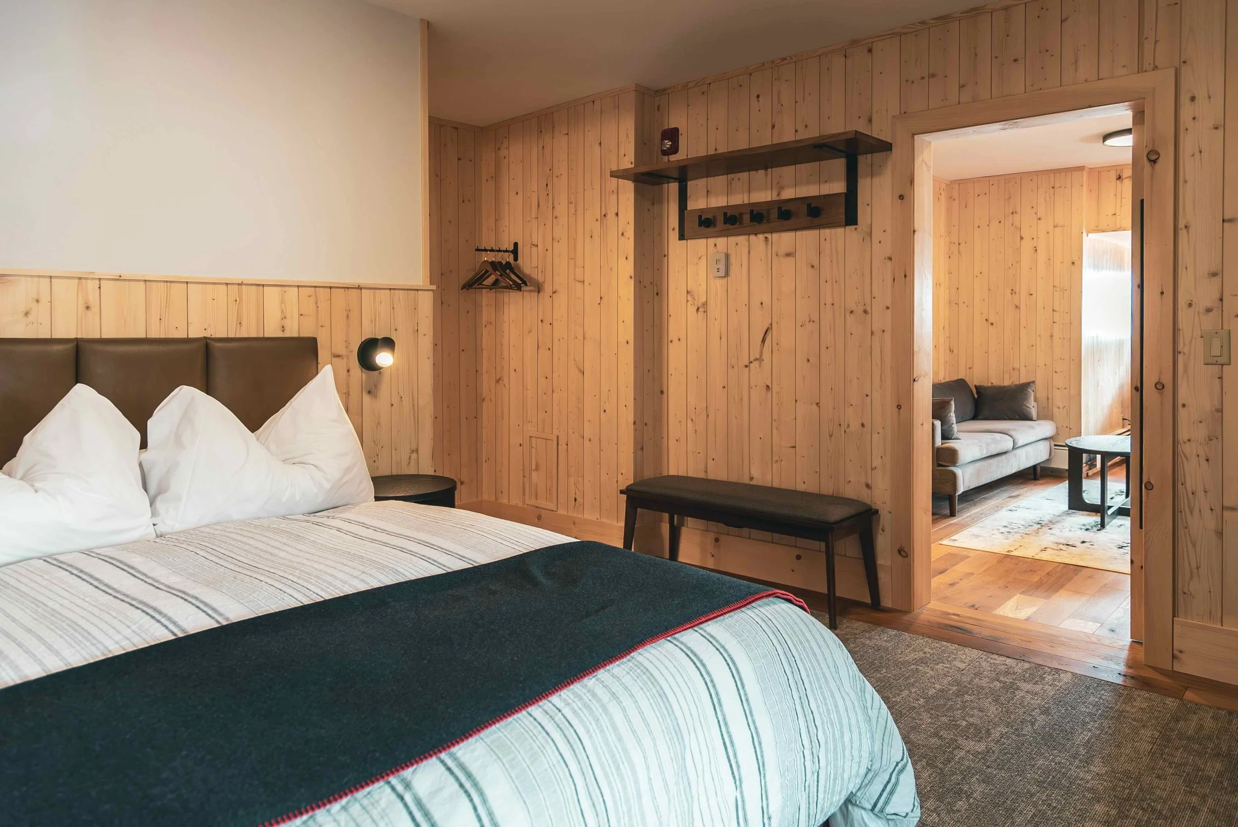 The Lodge at Bow Lake - Luxury ski hotel gallery image 9 showing alpine architecture, interior design, or mountain views