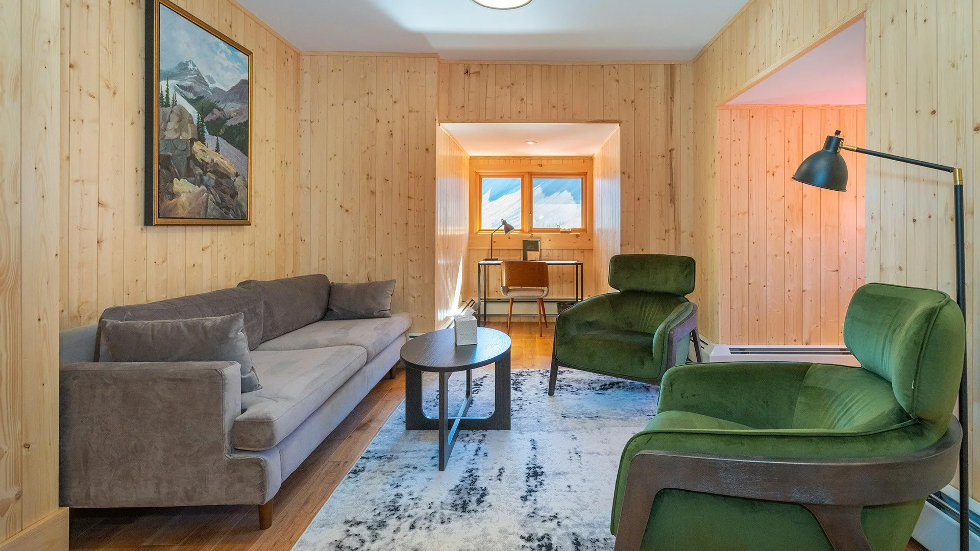 The Lodge at Bow Lake - Luxury ski hotel gallery image 12 showing alpine architecture, interior design, or mountain views