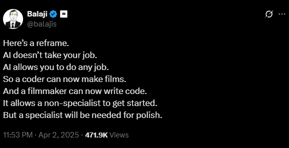AI Doesn’t Take Jobs—It Breaks the Gatekeeping