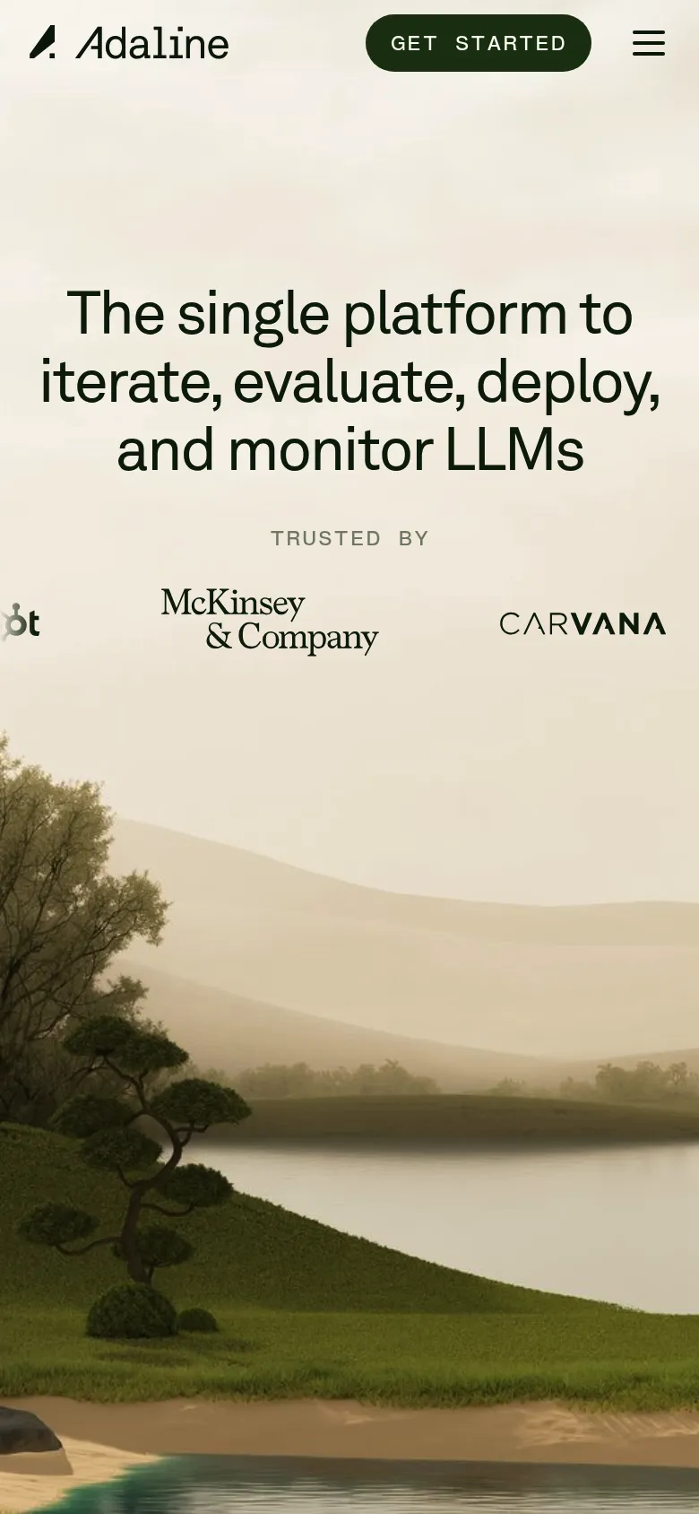 Adaline mobile screenshot