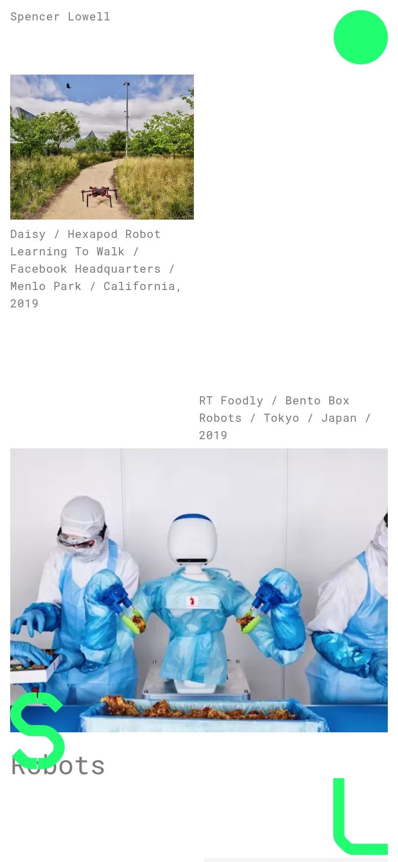 Spencer Lowell mobile screenshot