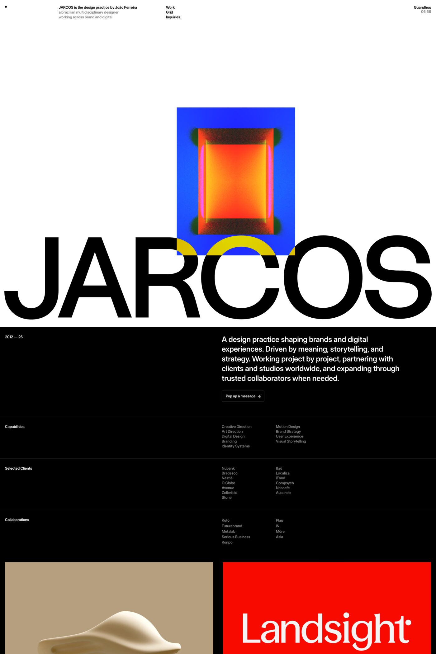 JARCOS website screenshot