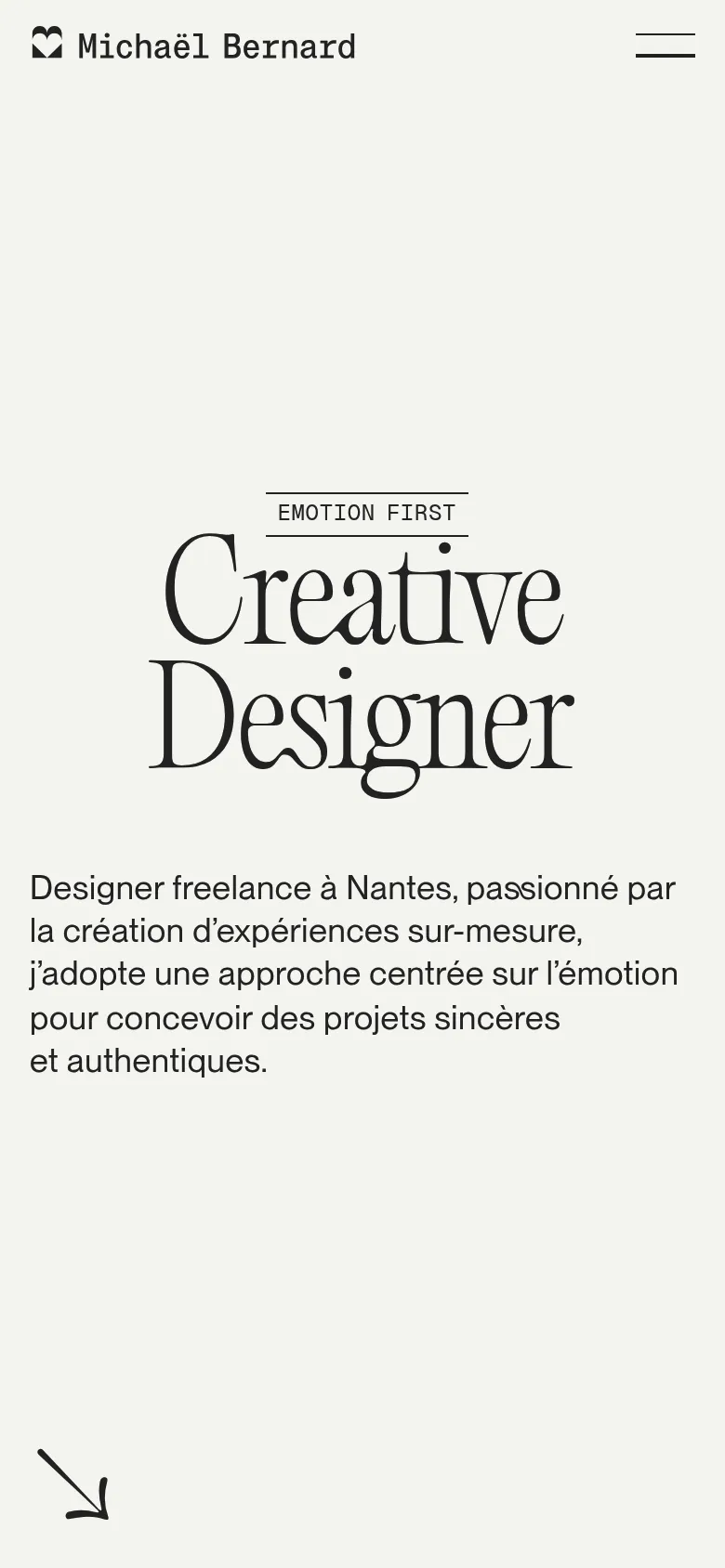 Michaël Bernard mobile screenshot