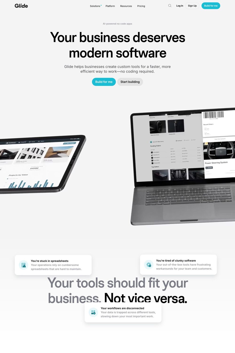 Glide desktop screenshot