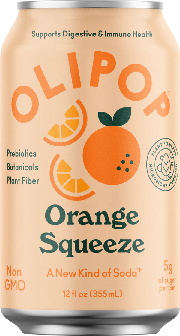 OLIPOP ORANGE SQUEEZE 12/12 oz