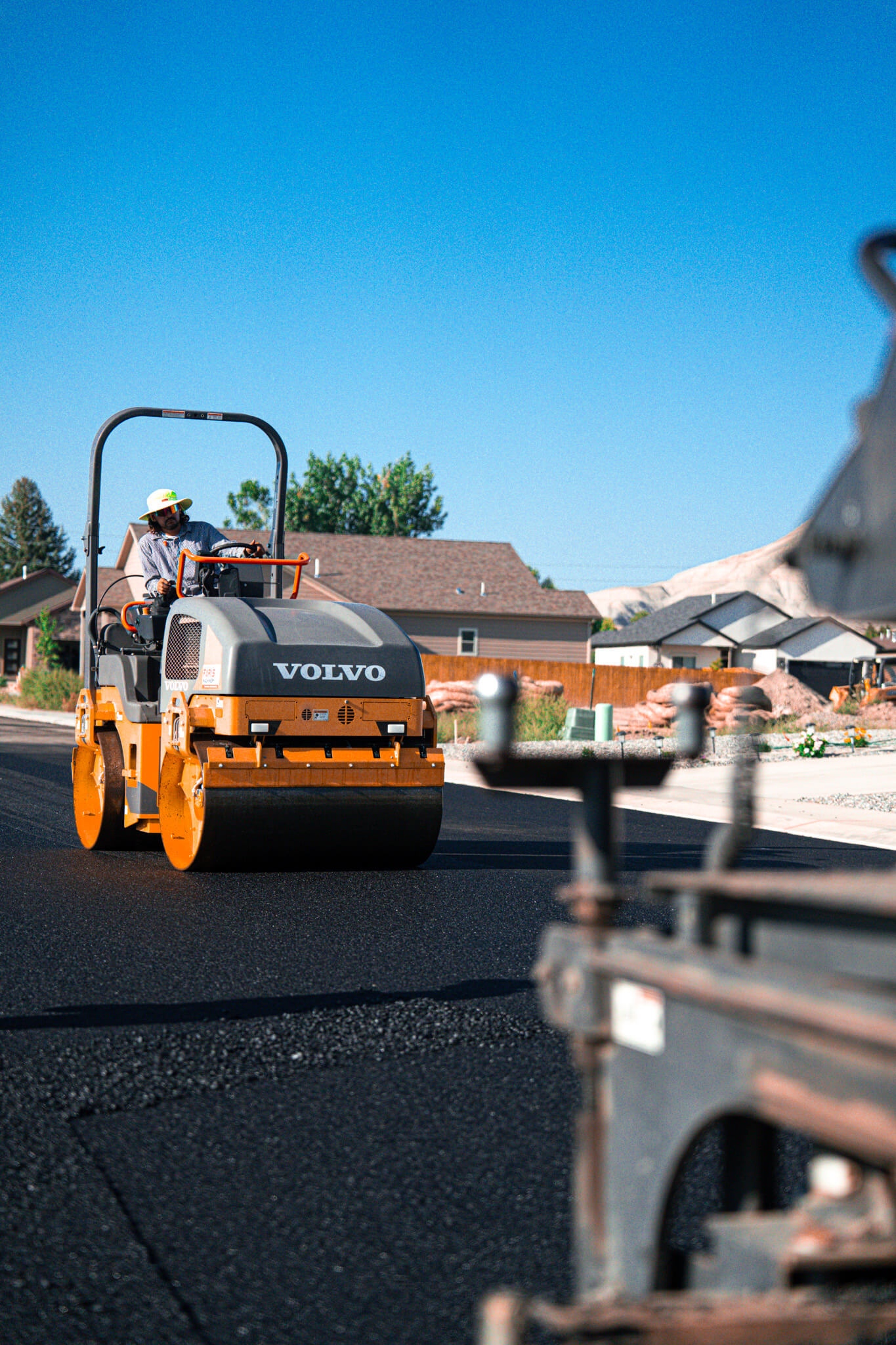 Commercial property infrastructure in Spanish Valley, UT, with Armor Proseal crews installing quality asphalt surfaces designed for desert climate conditions.