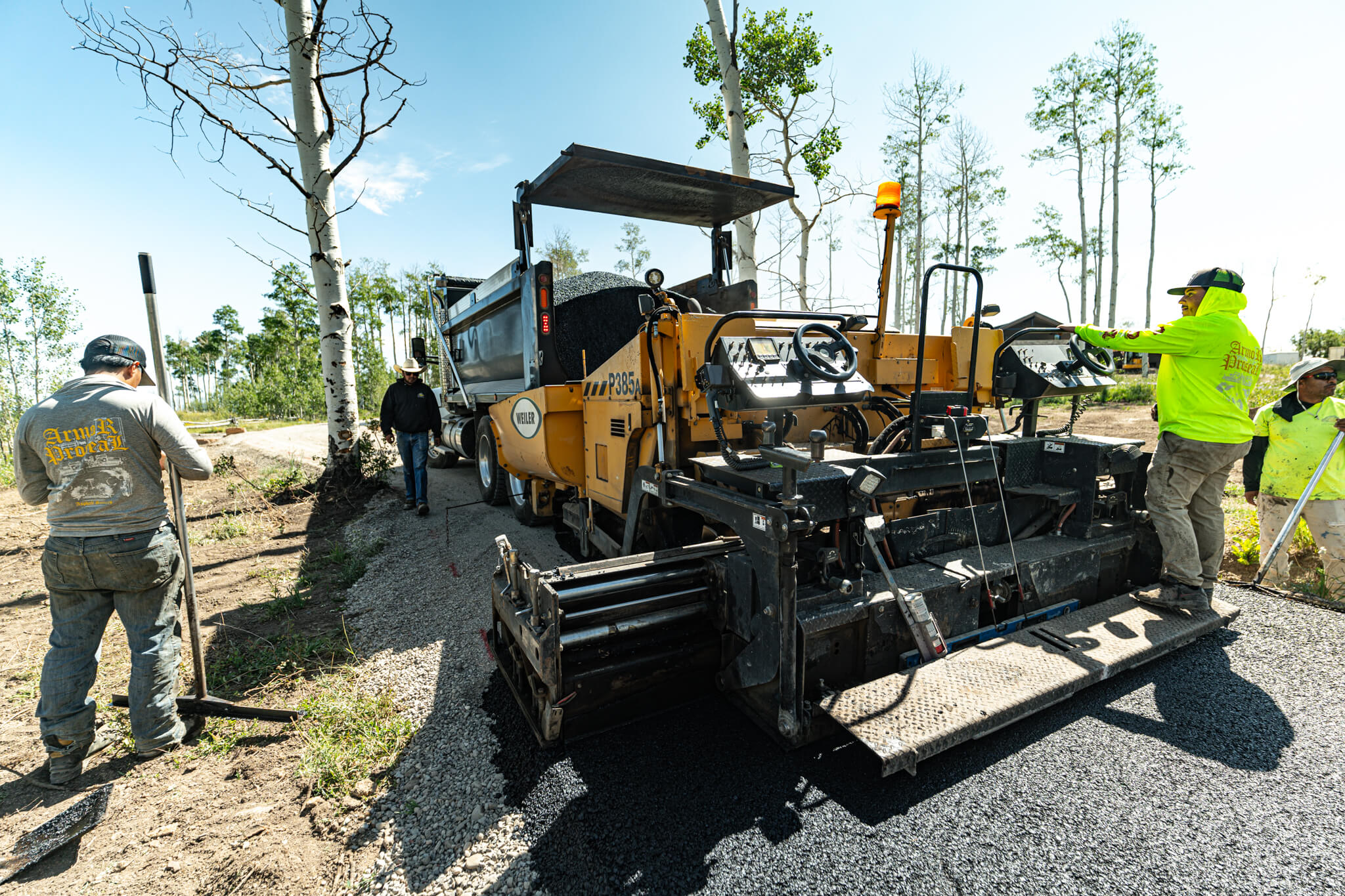 New commercial development infrastructure in Bayfield, CO, with Armor Proseal installing quality asphalt surfaces designed for business traffic and mountain weather conditions.