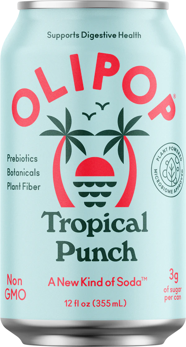 OLIPOP TROPICAL PUNCH 12/12 oz