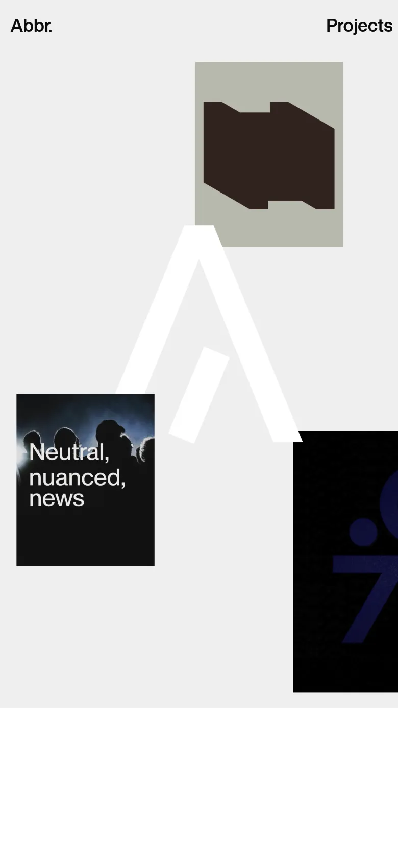 Abbr. Projects mobile screenshot