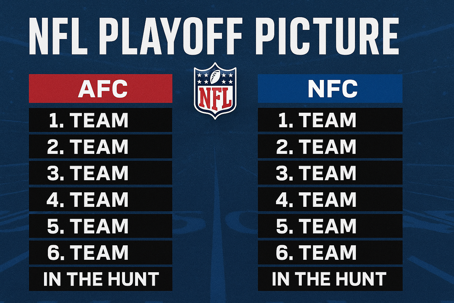 nfl playoff picture