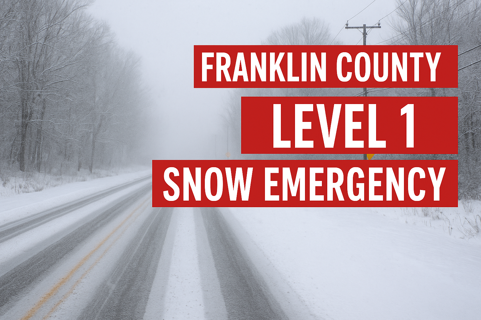 franklin county snow emergency
