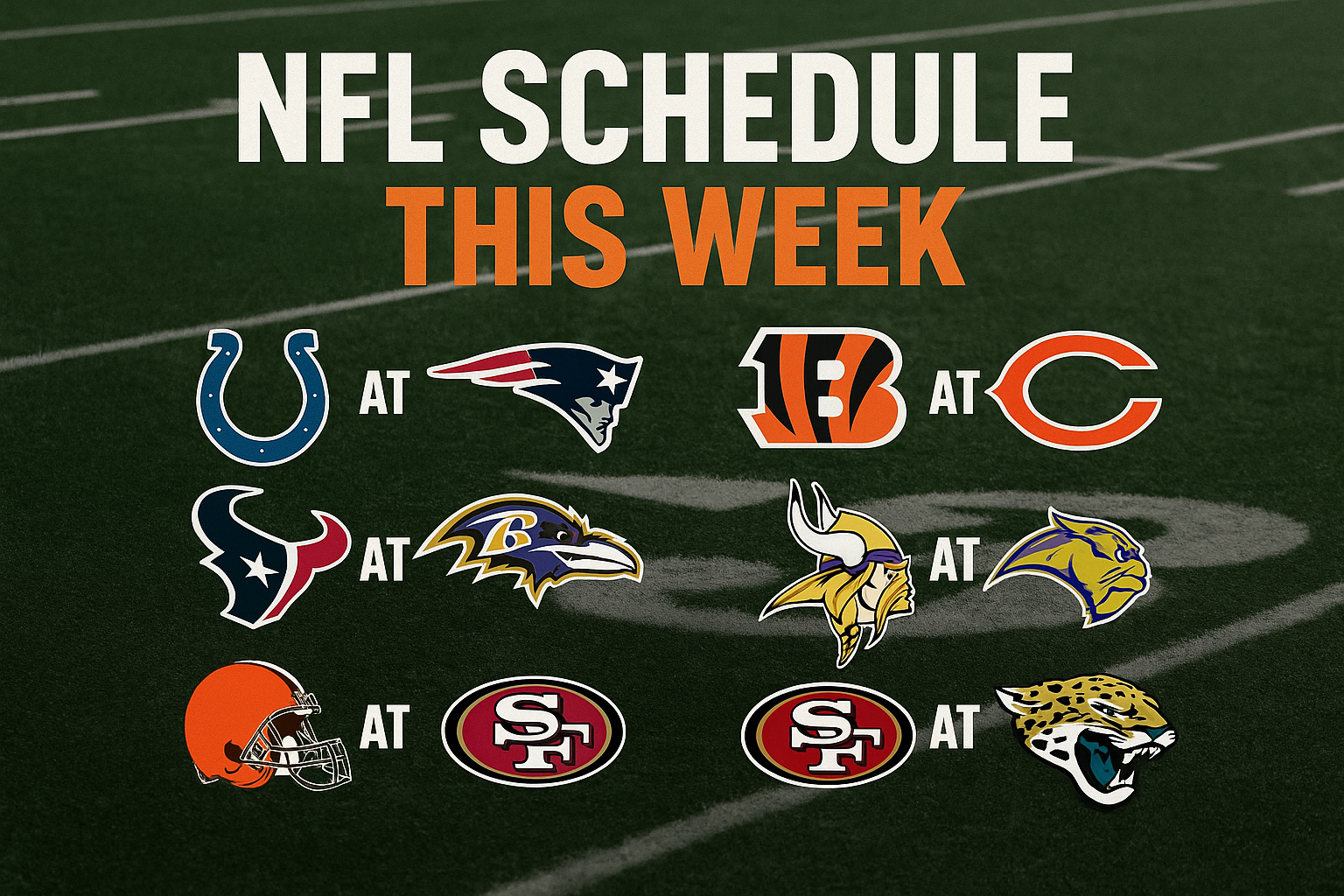 nfl schedule this week