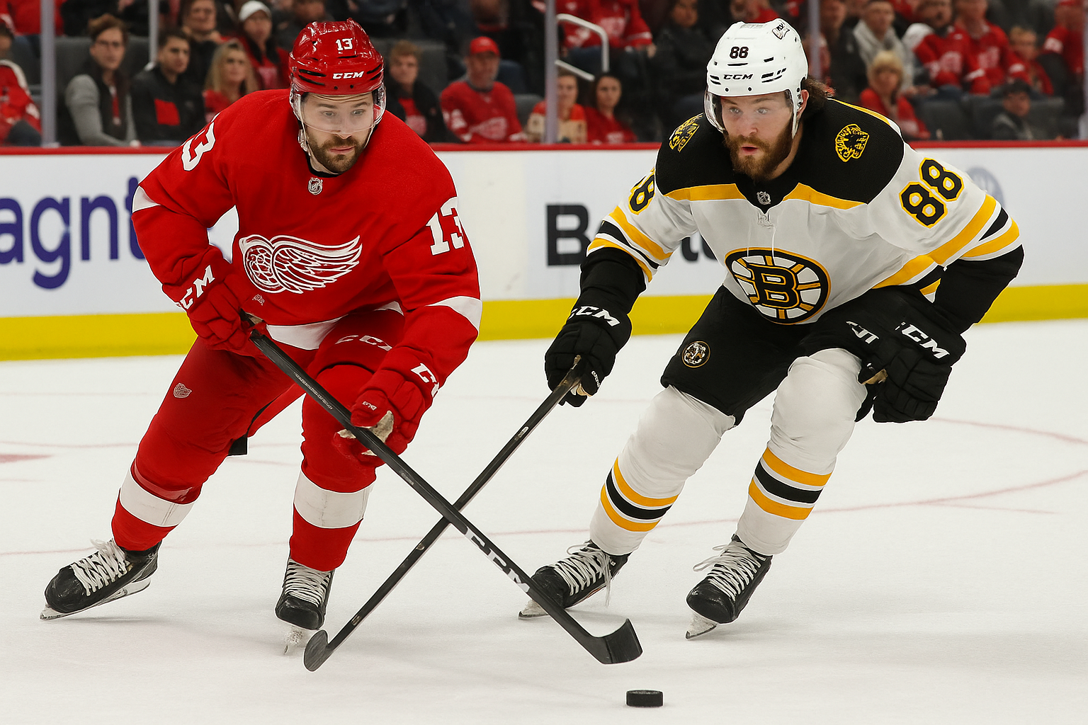 red wings vs bruins