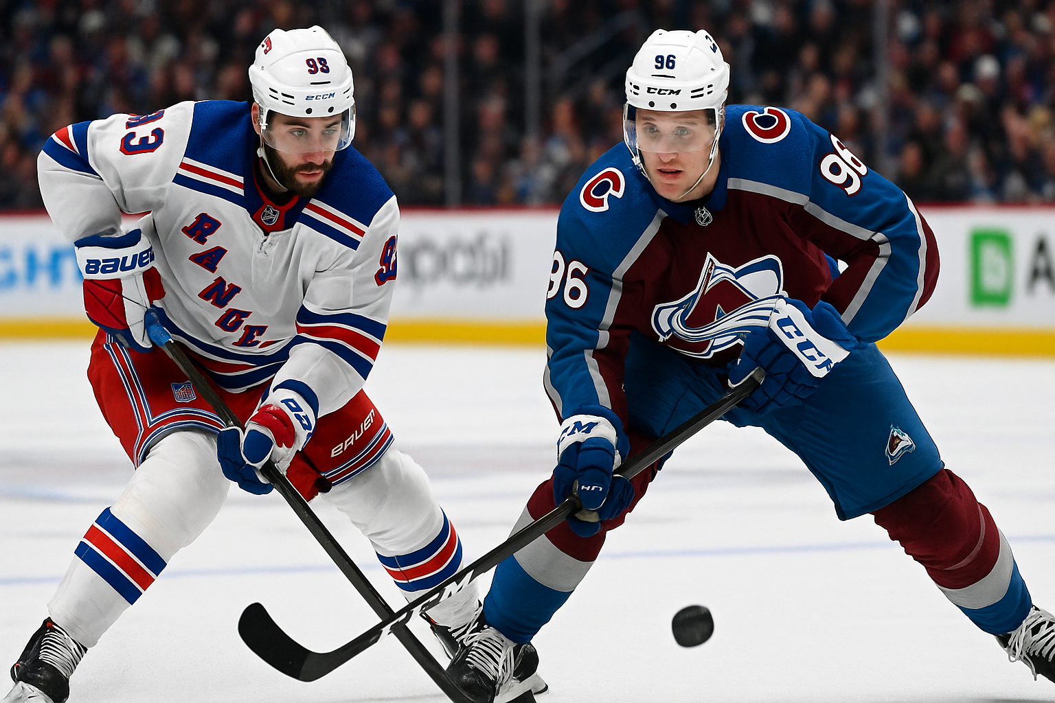 rangers vs avalanche