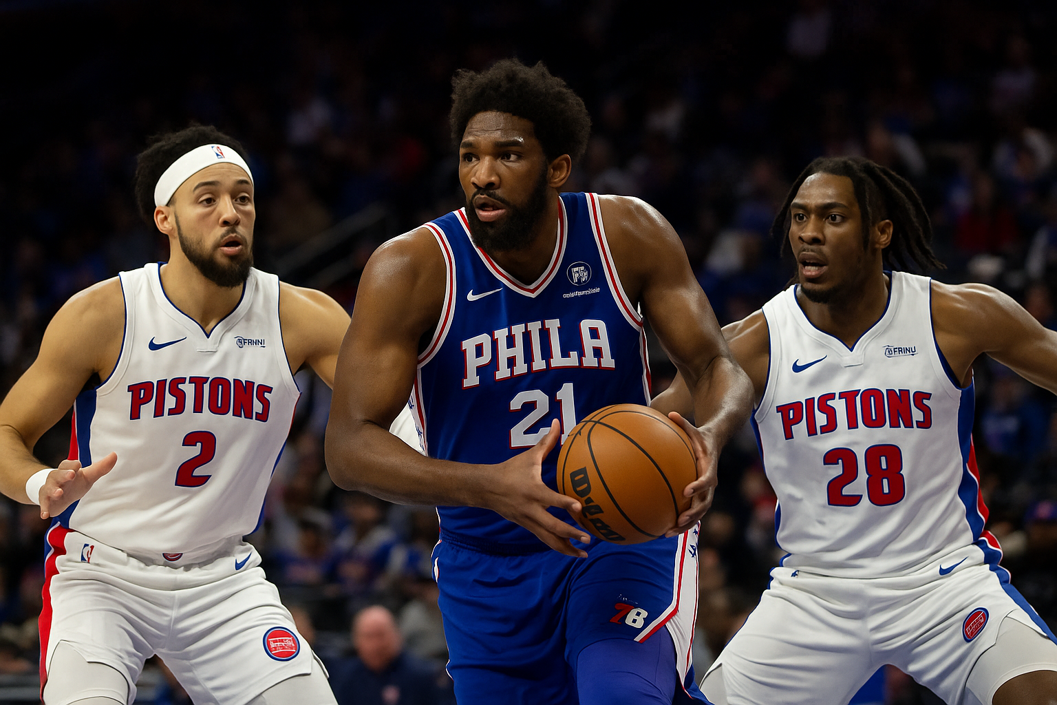 pistons vs 76ers