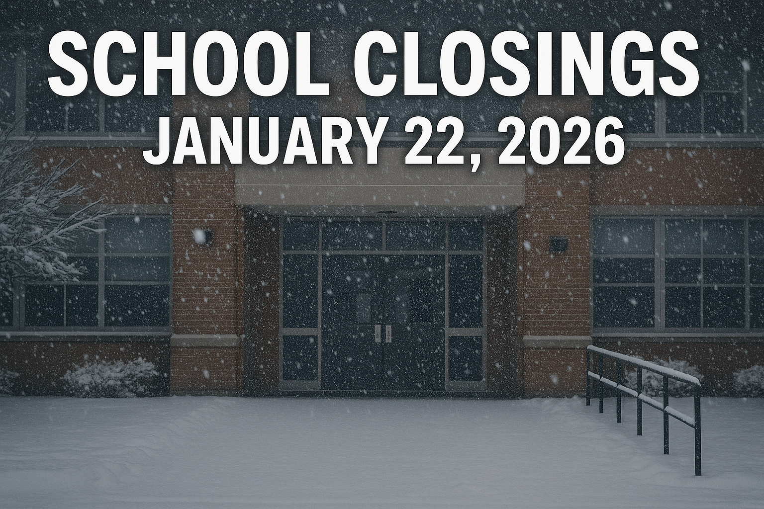 school closings january 22 2026