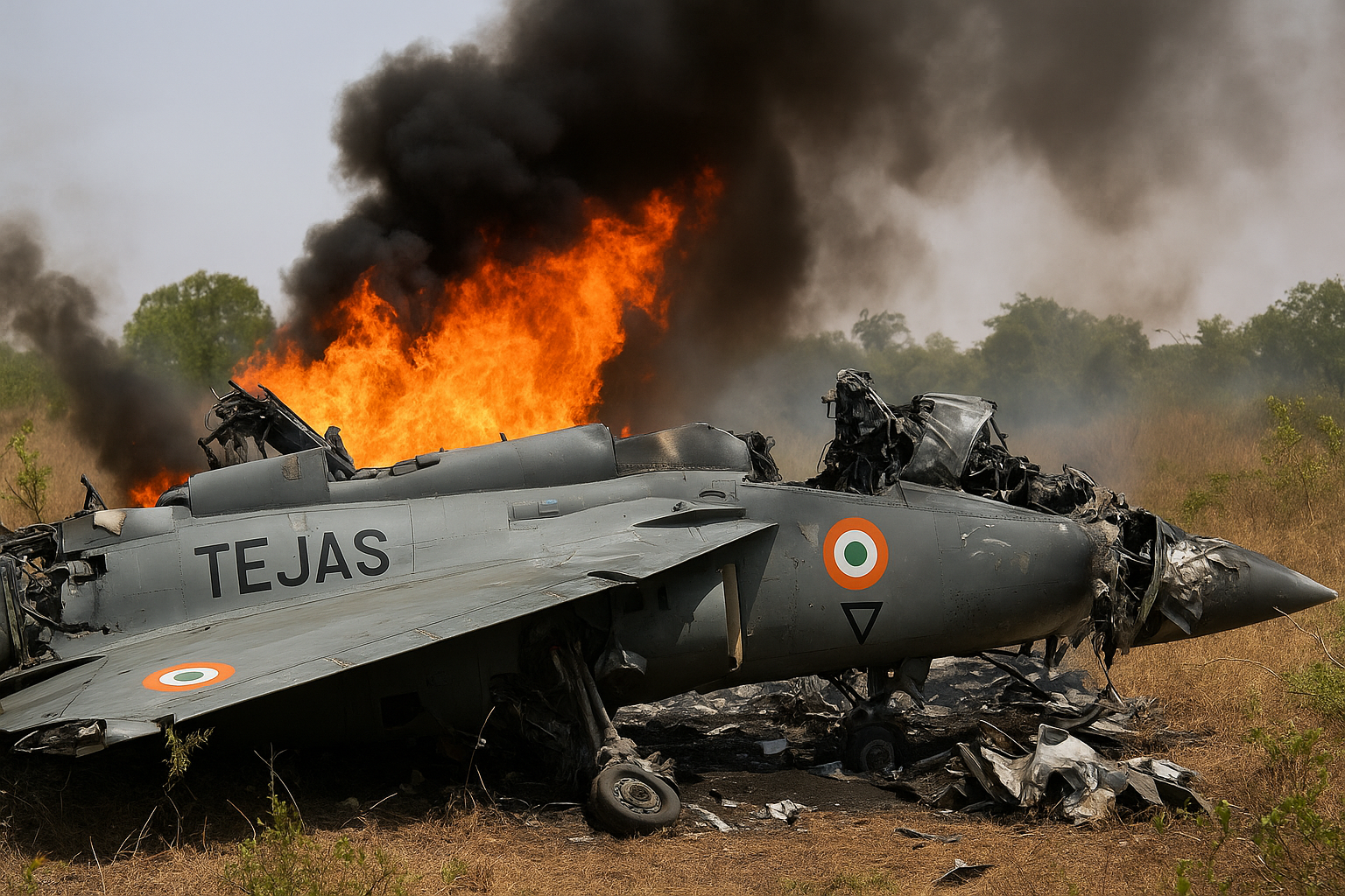 tejas fighter jet crashes
