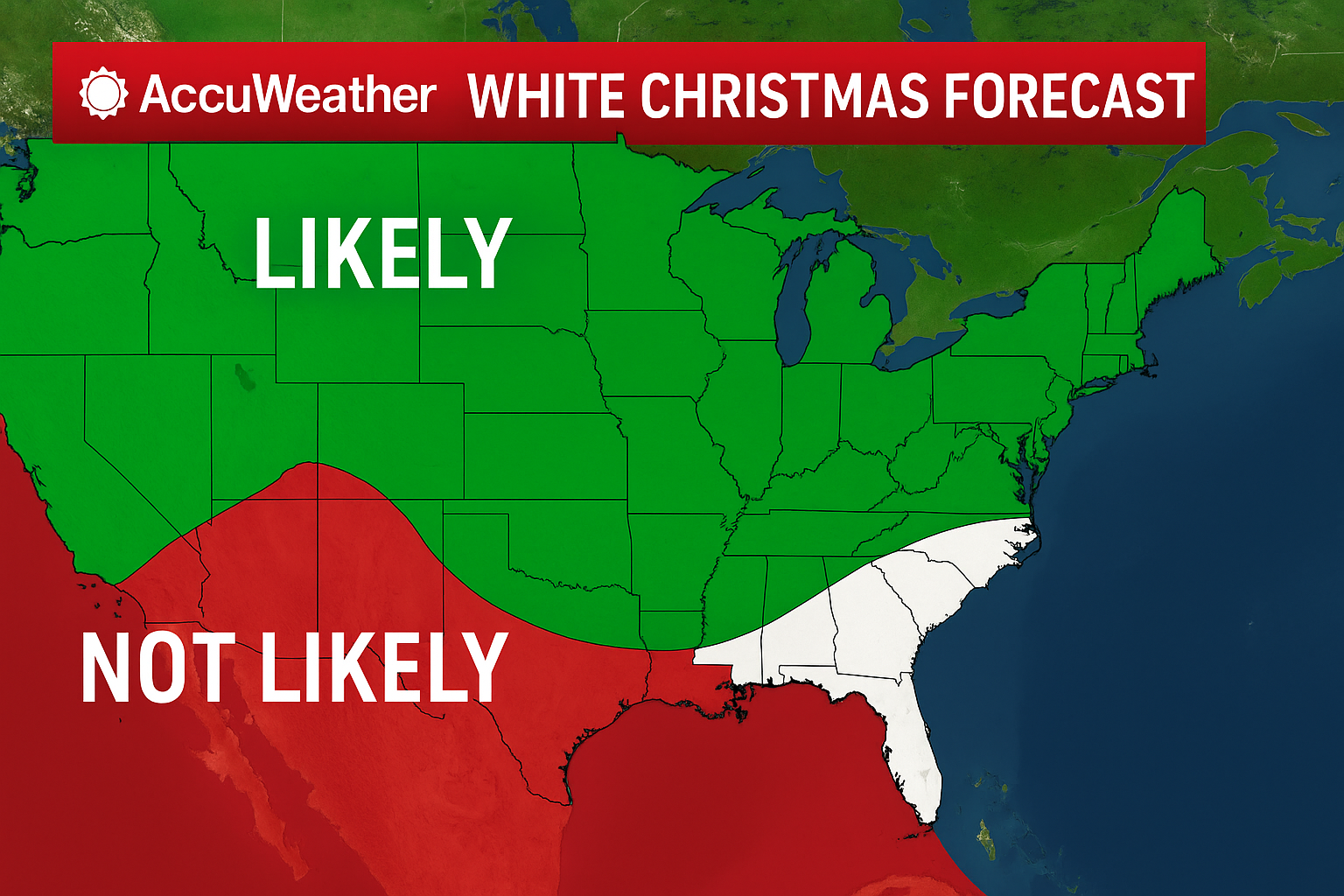 accuweather white christmas forecast