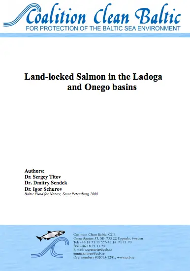 Land-locked Salmon in the Ladoga and Onego Basins