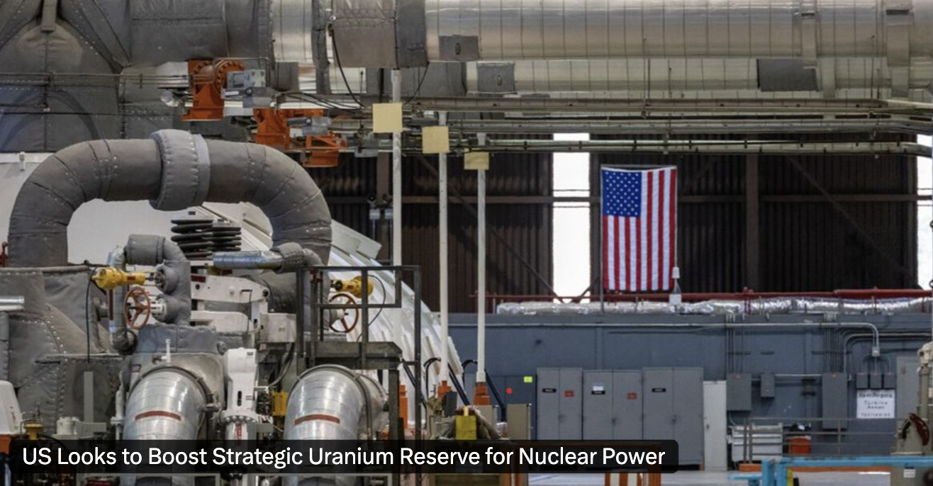 US Looks to Boost Uranium Reserves for Nuclear Power