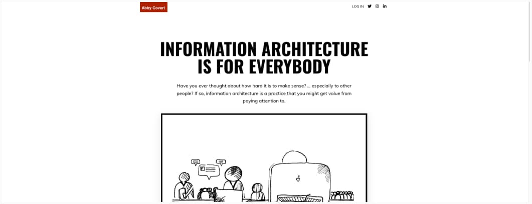 Introduction to Information Architecture