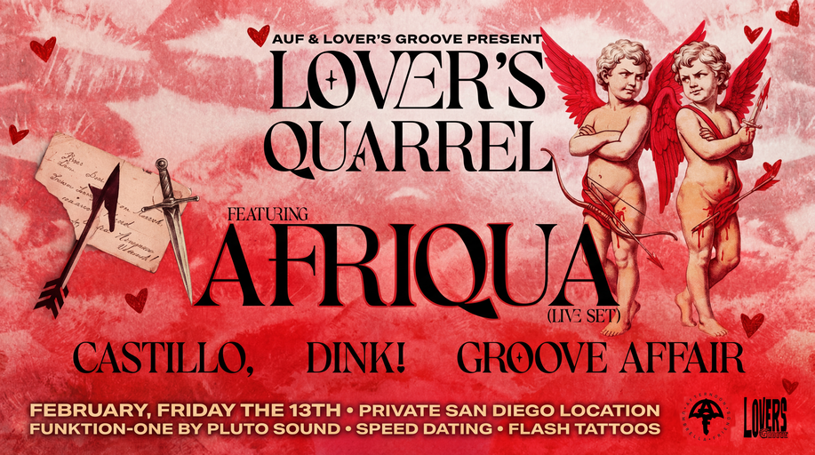 Flyer for Lover's Quarrel ft. Afriqua