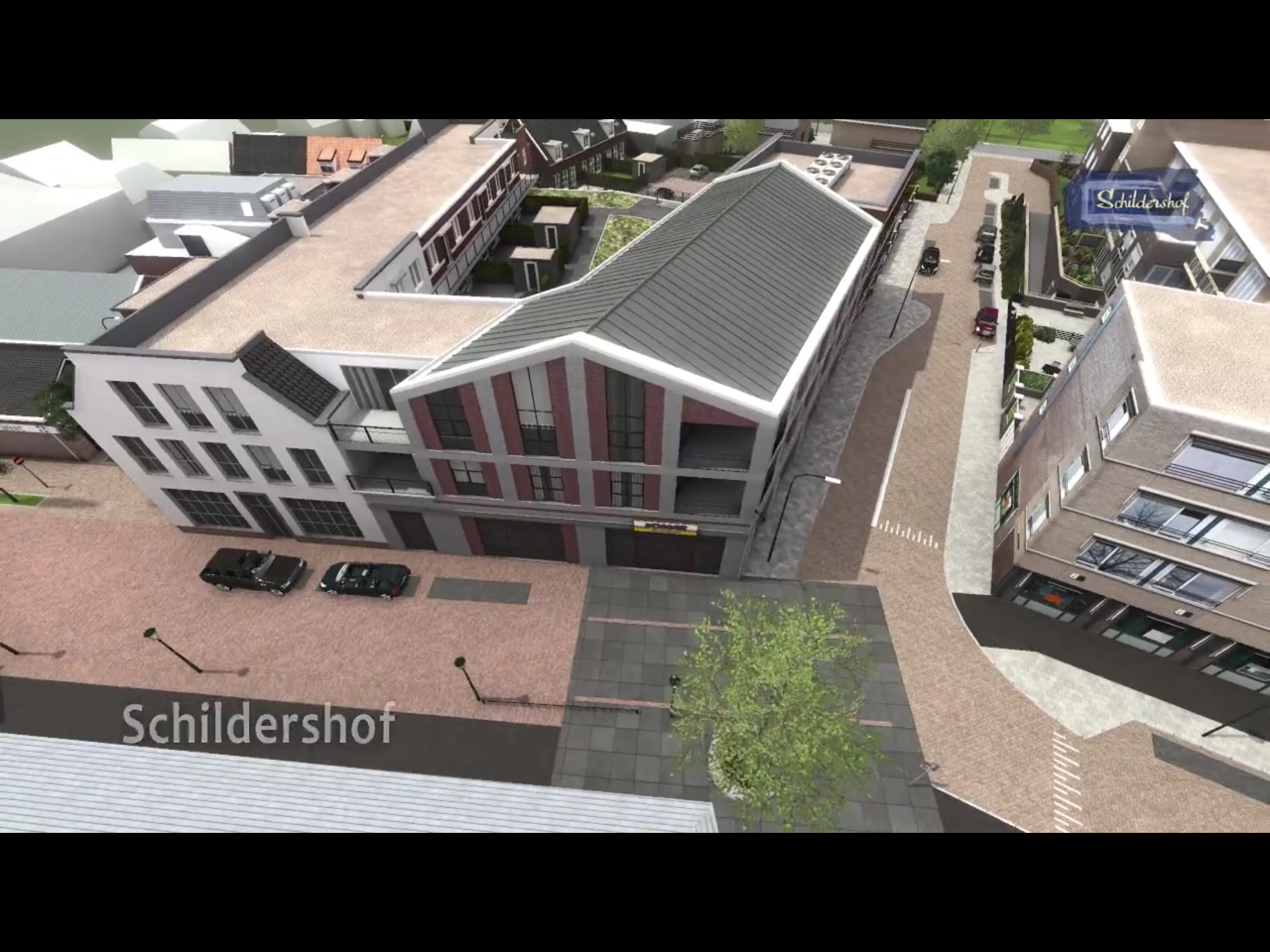 5 woningen en 24 appartementen 