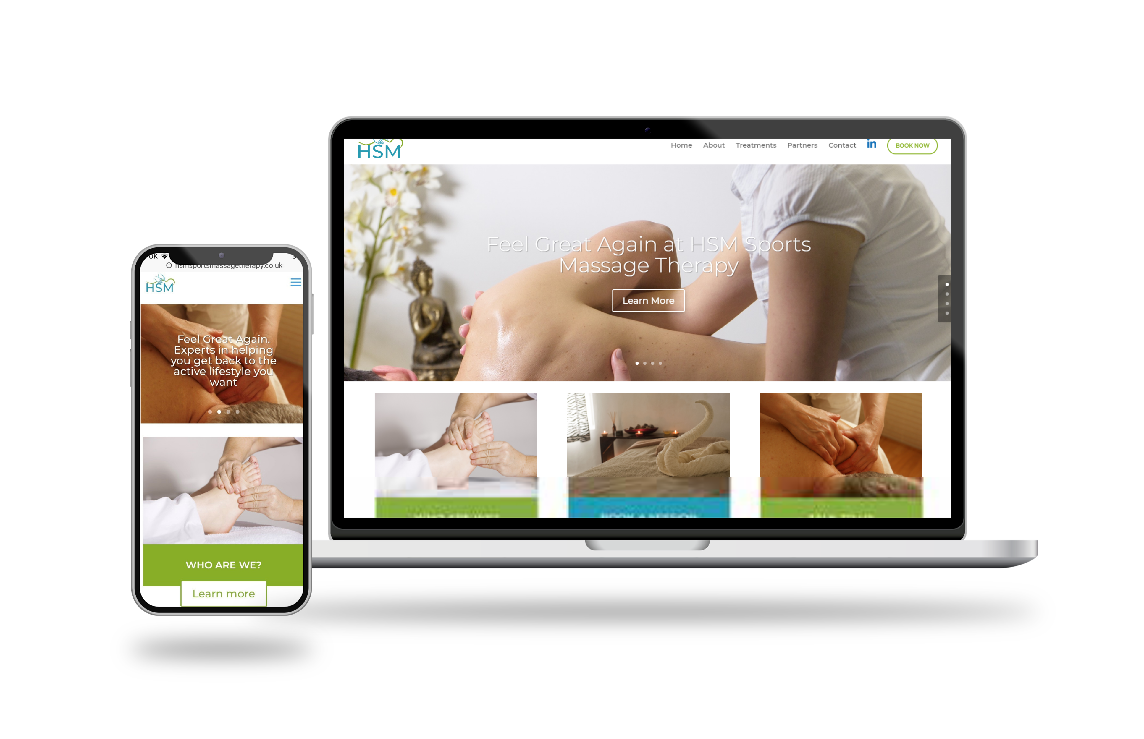Client Company Website Mockup