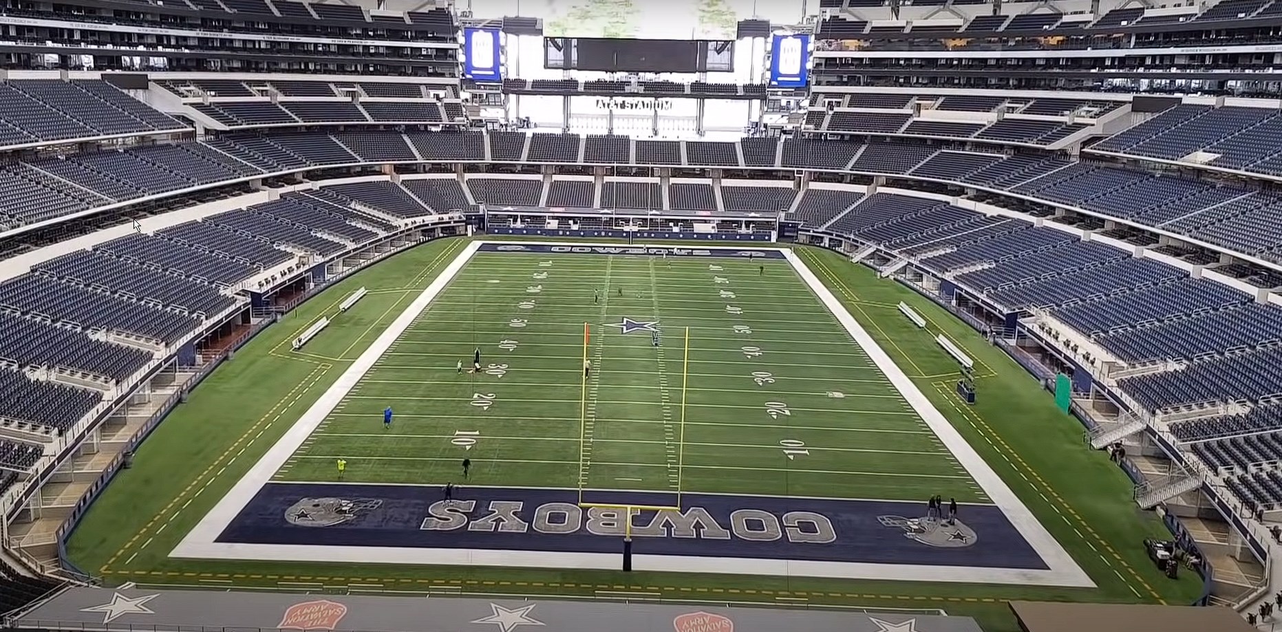 AT&T Stadium Arlington, TX view of the field