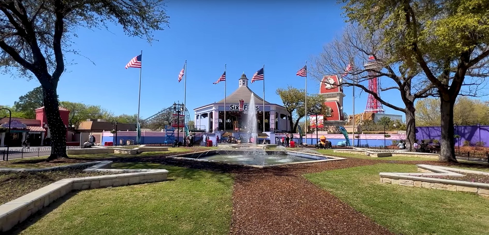 Six Flags Over Texas Carousel in Arlington, TX