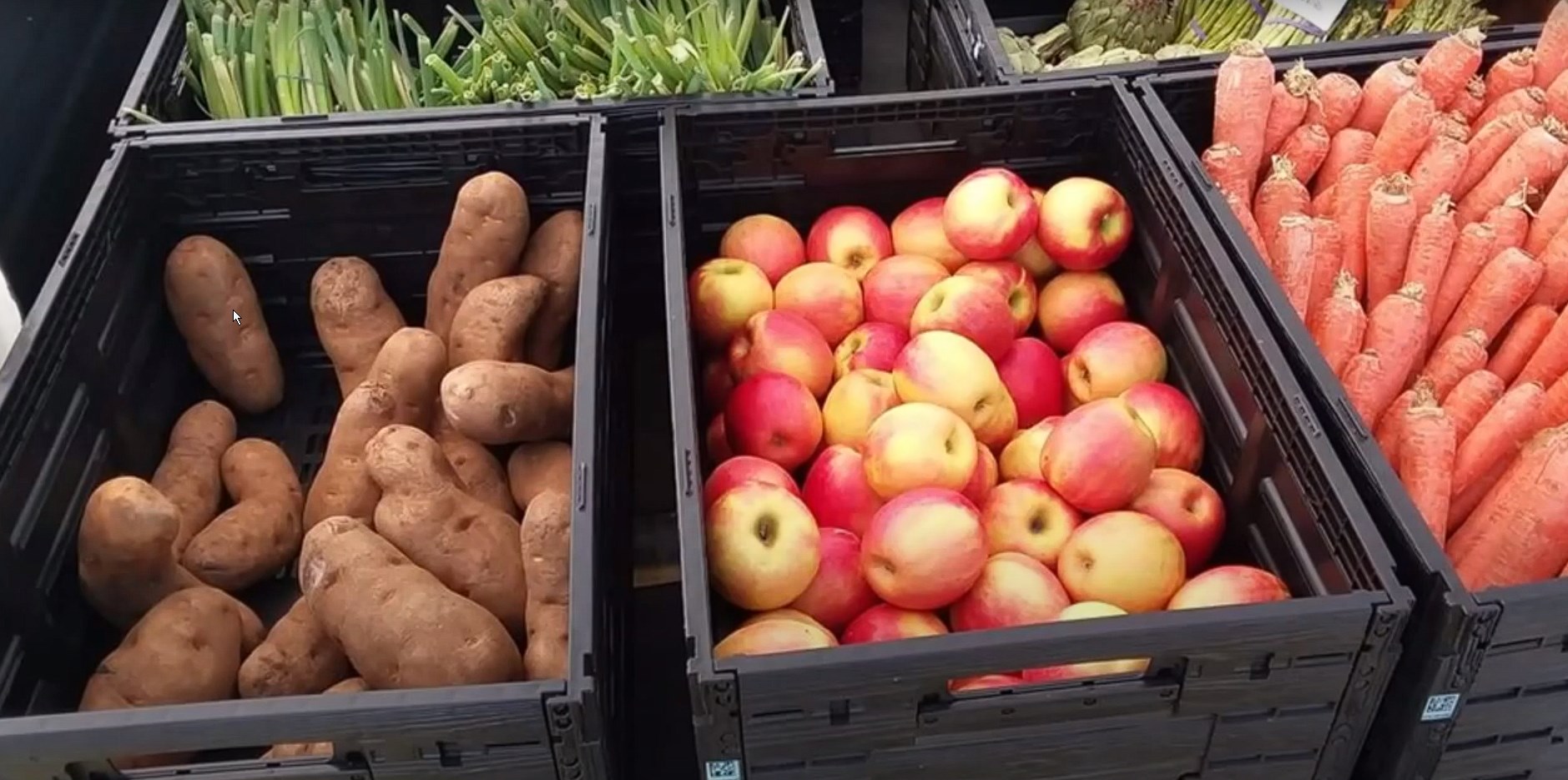 Produce at the Foodies Farmers Market in Arlington, TX