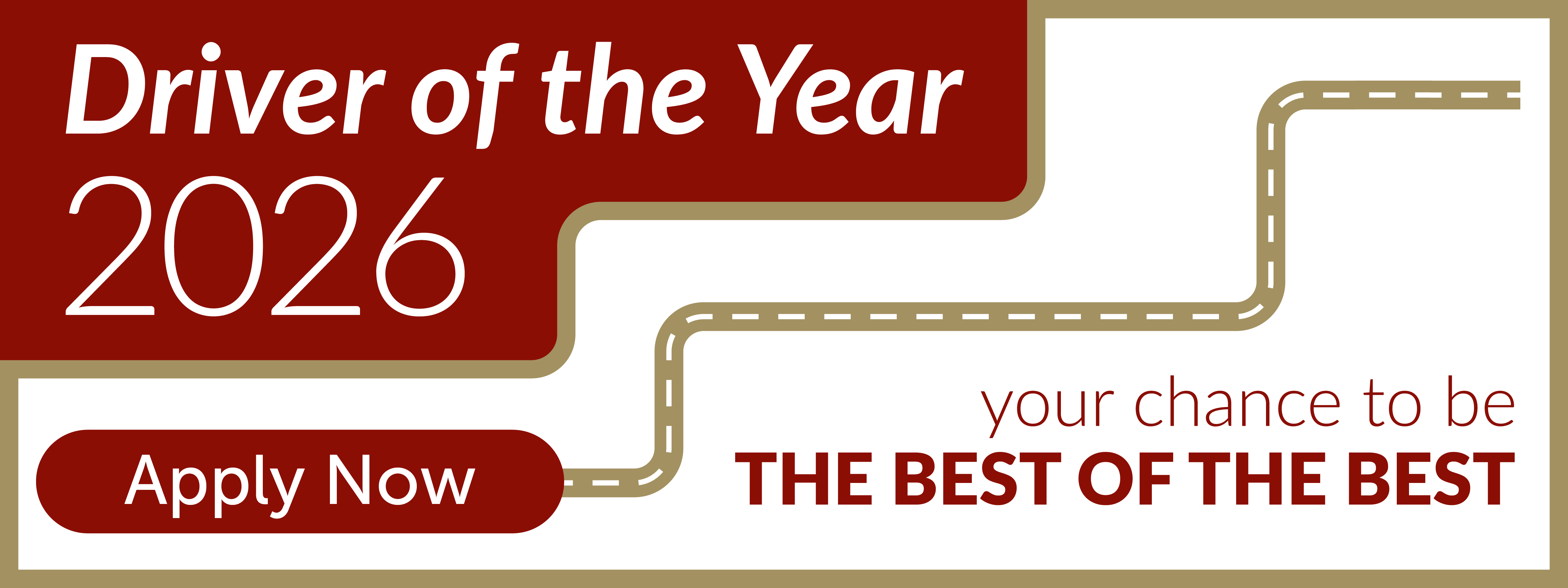 Driver of the Year 2026, entries now open
