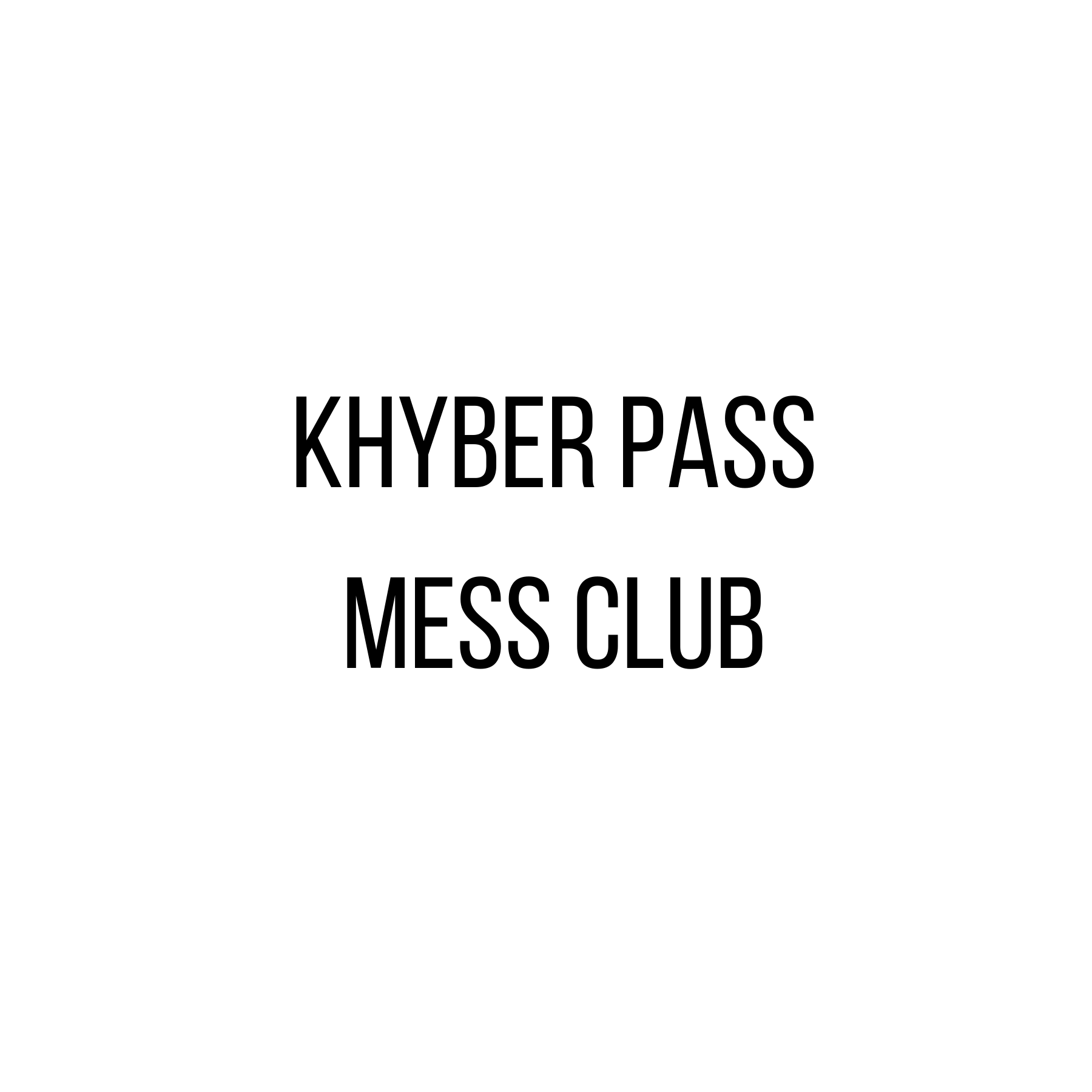 Khyber Pass Mess Club