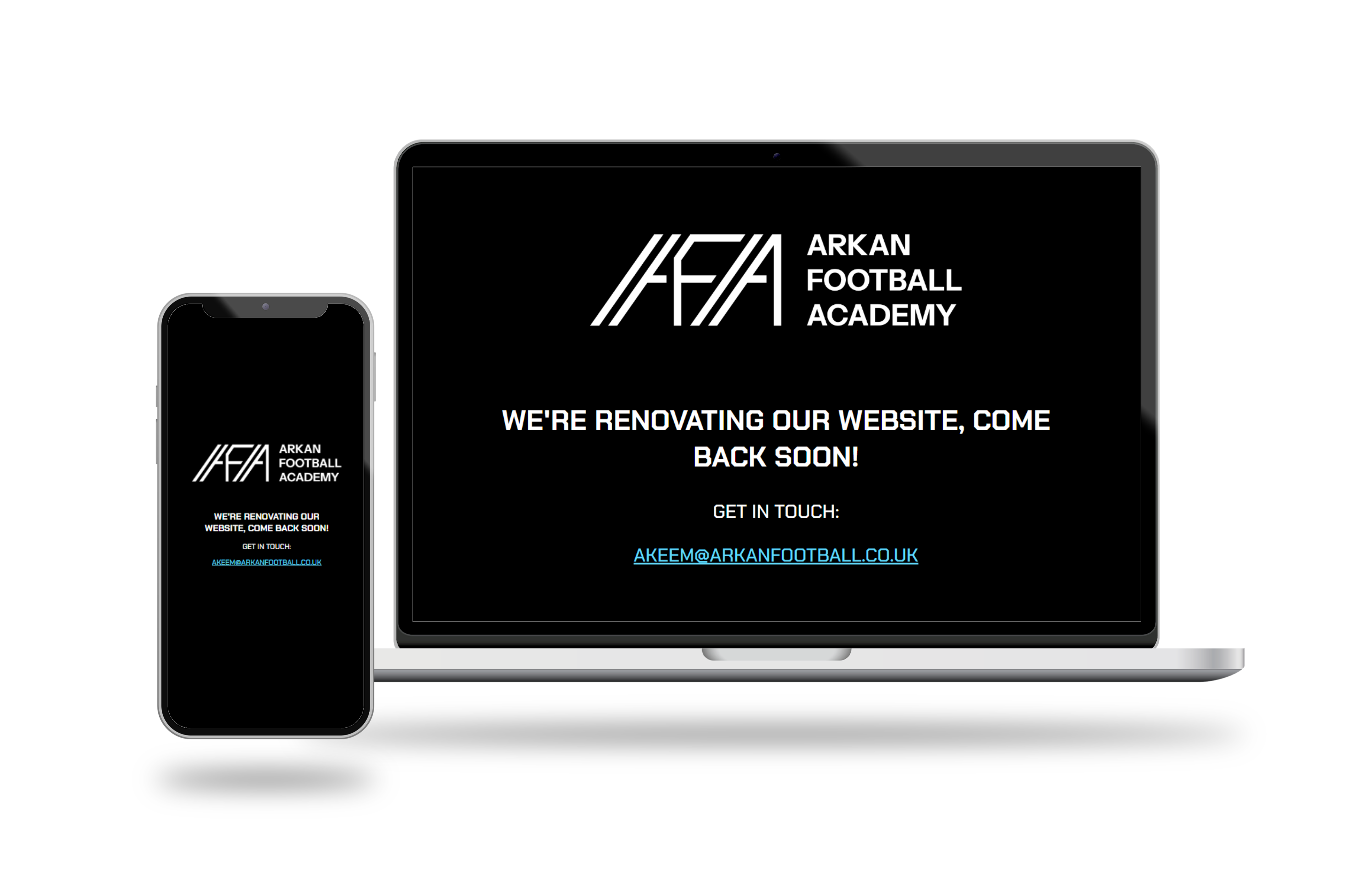 Client Company Website Mockup