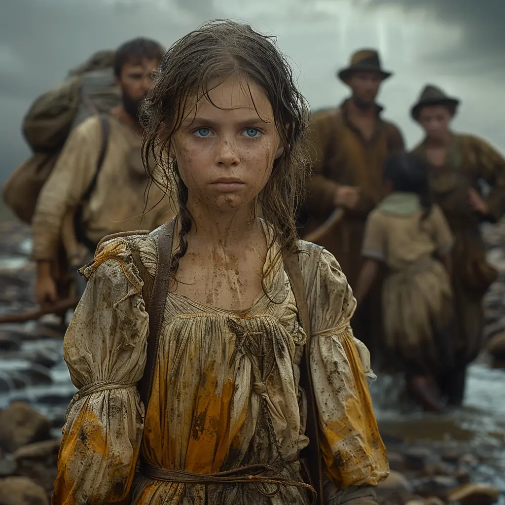 Young pioneer girl Sarah sees Oregon Trail, embracing obstacles as chances to test her adventurous spirit