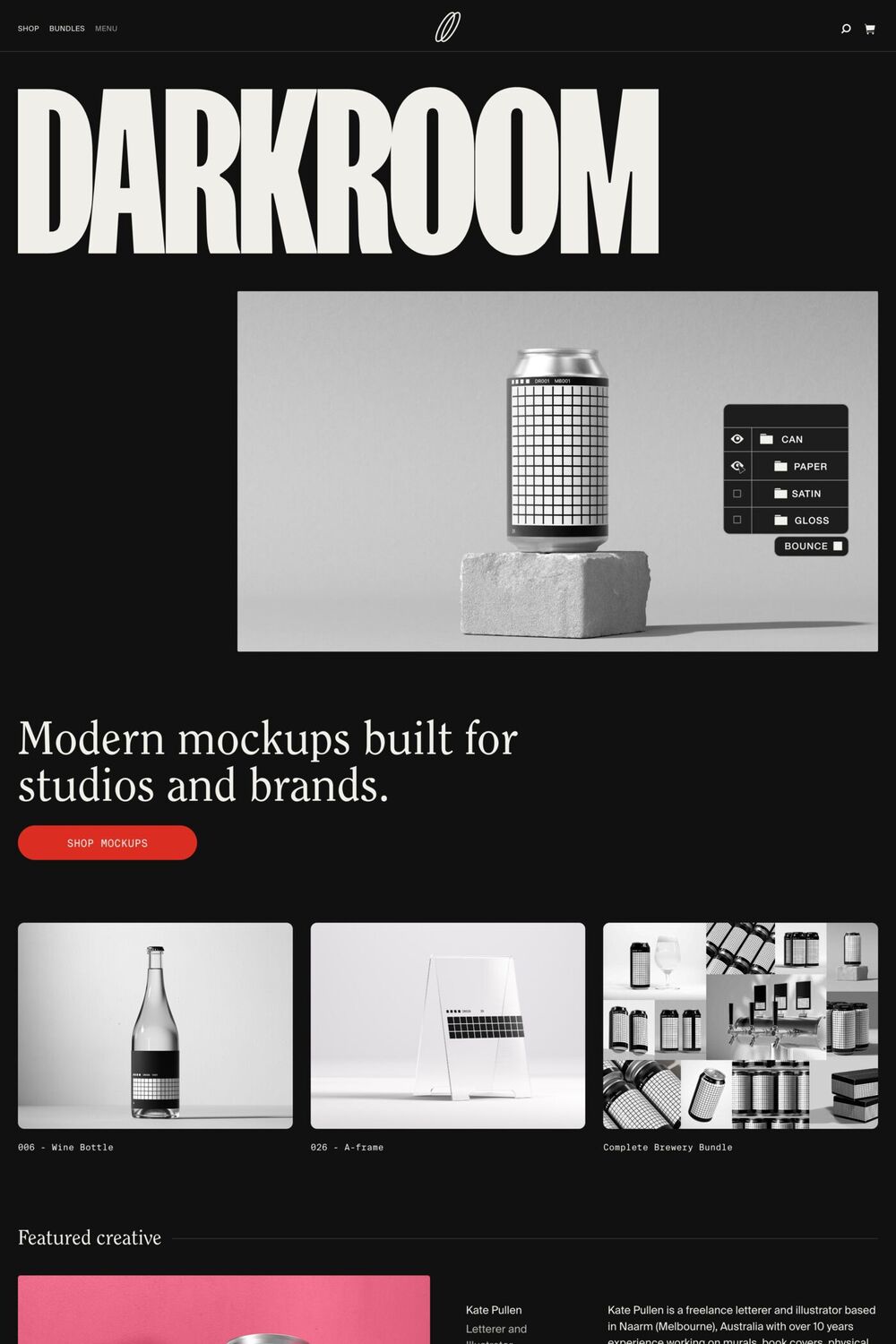 Darkroom website screenshot