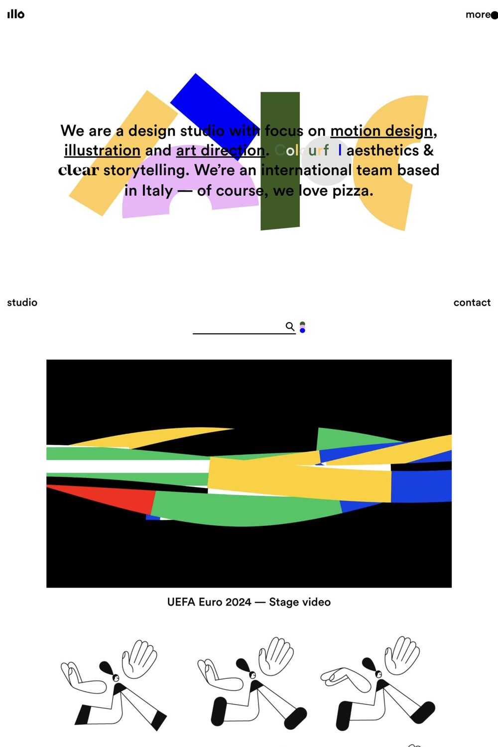 Illo website screenshot