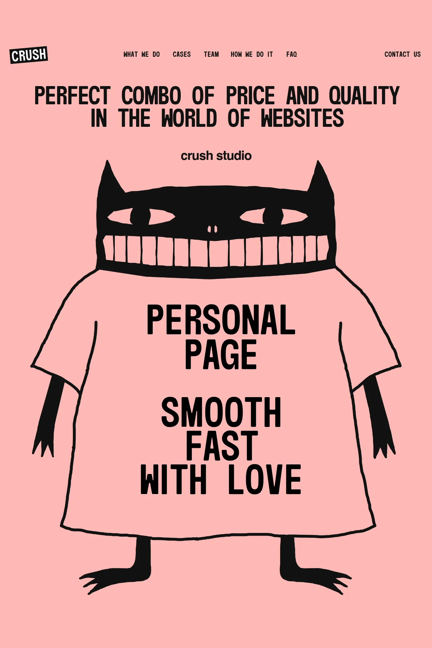 CRUSH STUDIO website screenshot