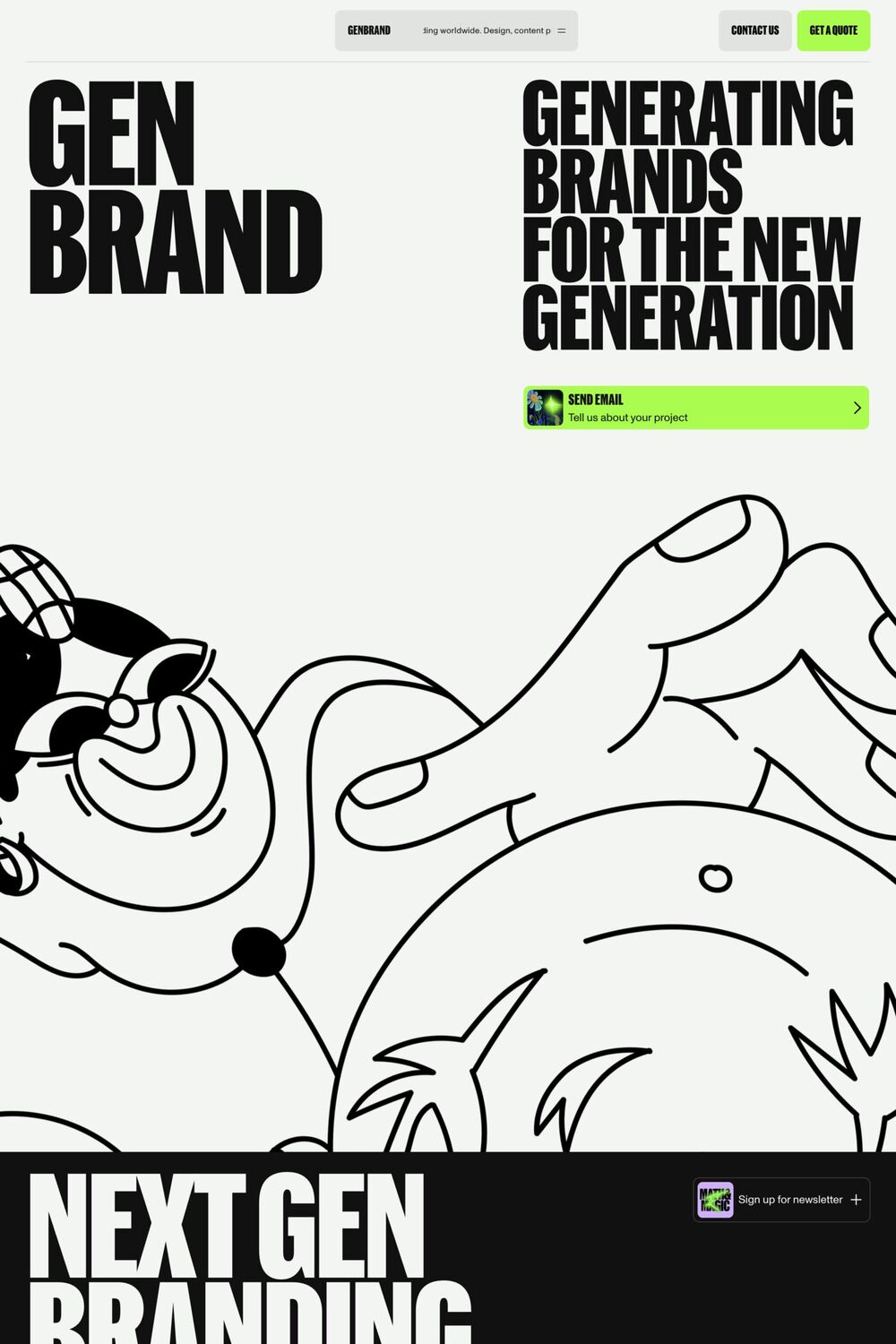 GENBRAND website screenshot