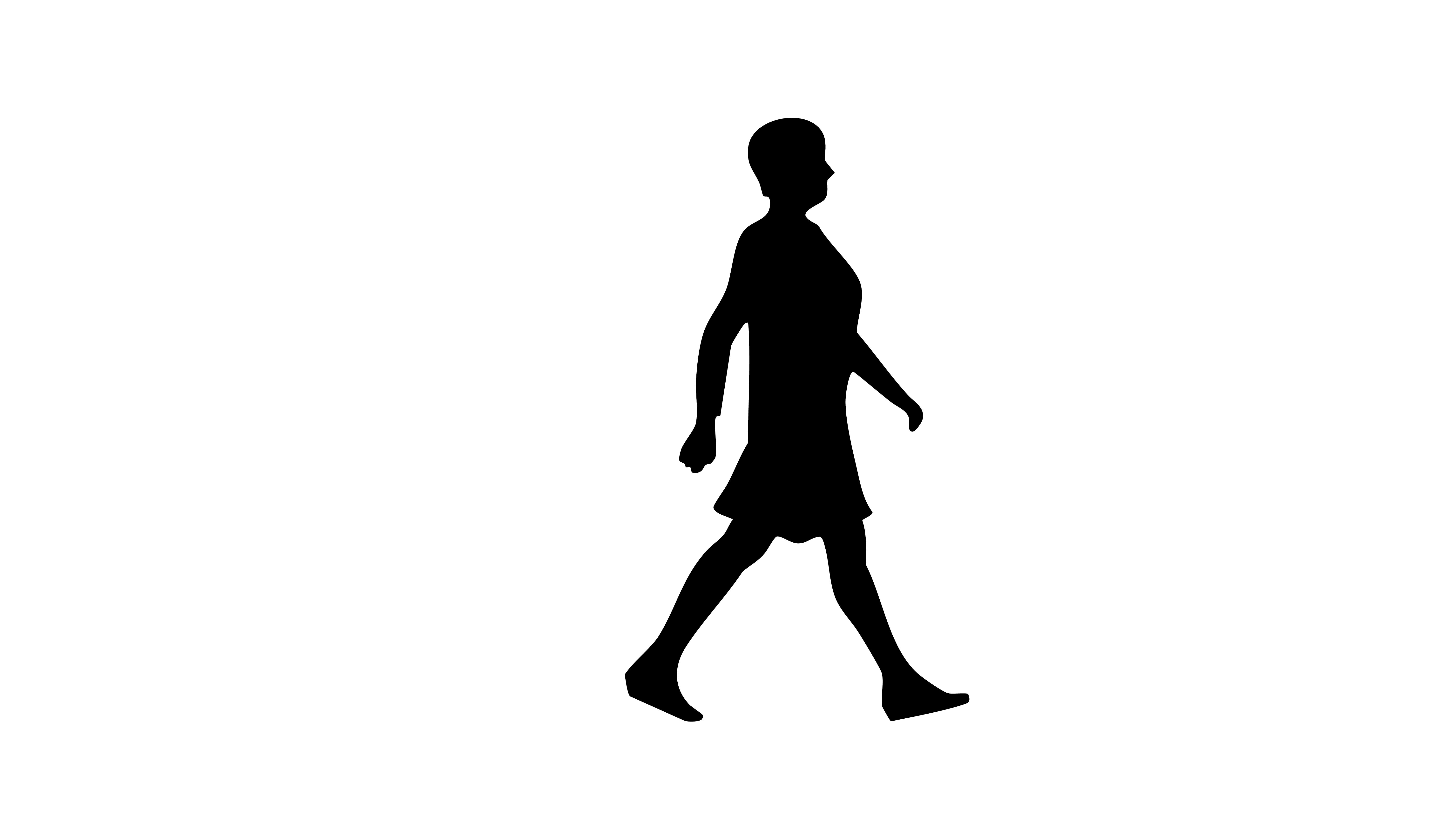 woman walking